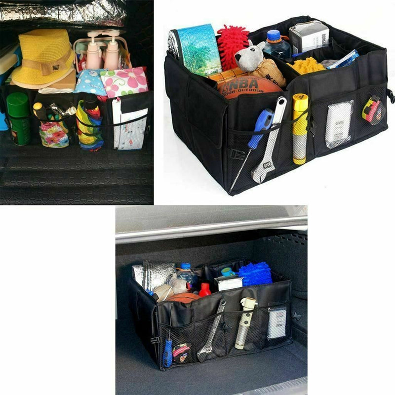 Cargo Organizer Foldable Multi-Purpose Storage Box Bag Case for Car Trunk RV SUV