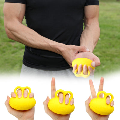 Finger Exerciser Ball Hand Wrist Strengthen Grip Therapy Relief Squeeze Trainer