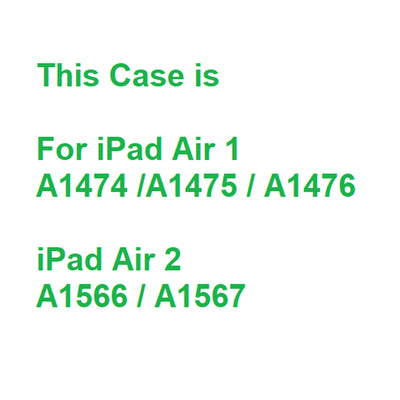 iPad Air 1/Air 2 Case Leather Flip 360° Rotating Portfolio Case