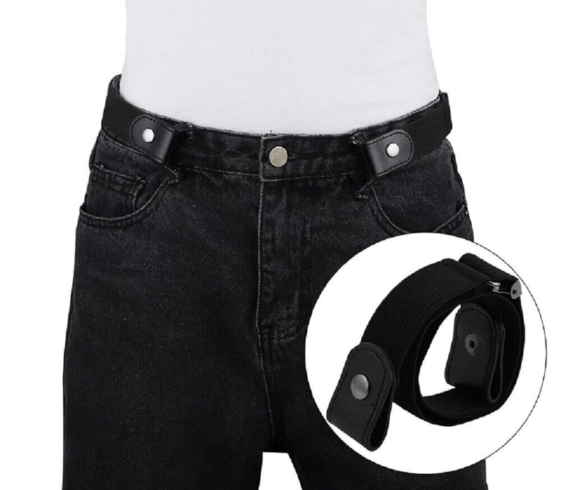 5 No-Buckle Elastic Waist Belt Set - Buckle-Free Comfort Stretch Belt for Unisex