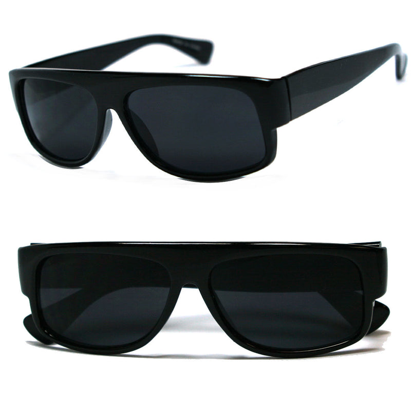 Classic Old School Eazy E Flat GANGSTER CHOLO Sunglasses Super Dark