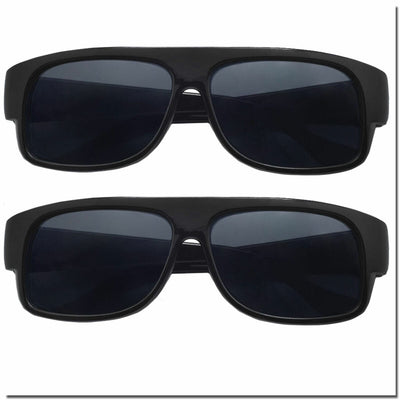 EAZY-E SUNGLASSES SUPER DARK LENS BLACK FRAME OG GANGSTER CHOLO STYLE SUNGLASS