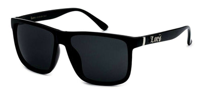 Oversize Gangster Glasses Men Dark Lens Flat Top Large Black OG Sunglasses