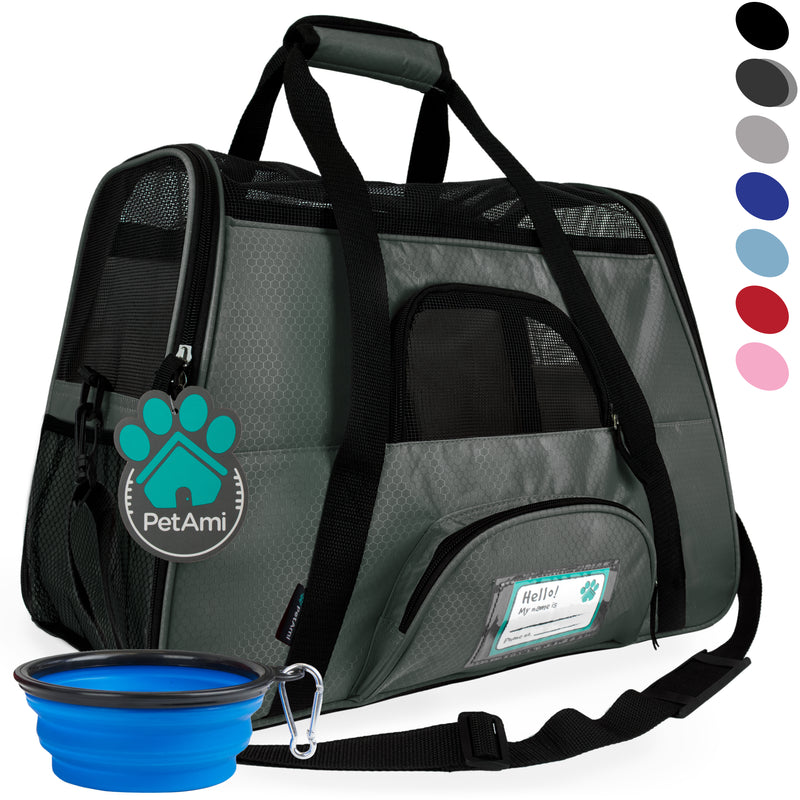 Pet Dog Cat Carrier Bag Soft Sided Comfort Travel Tote Case Airline Approved US