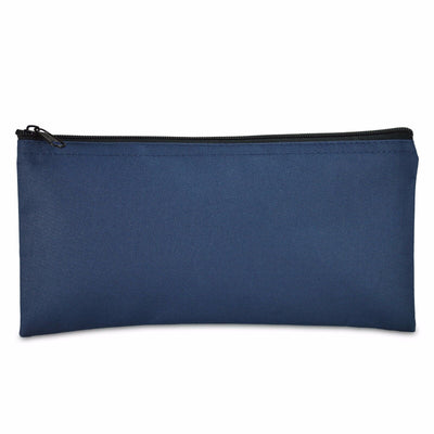 Deposit Bag Bank Pouch Zippered Safe Money Bag Organizer in Navy Blue 2 QTY Pack