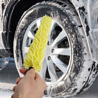 4 PCS Car Detailing Cleaning Brush Tire Rim Washing Scrub Wheel Cleaner Tool Kit