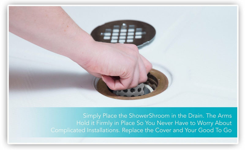 2" Revolutionary Hair Catcher for Shower Drain 