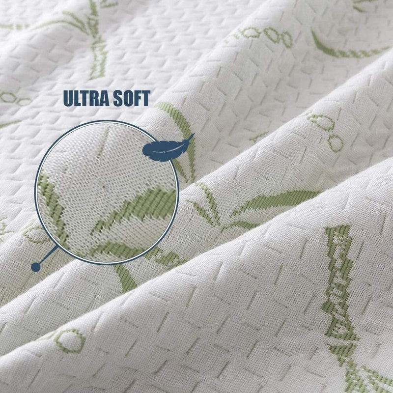 Bamboo Mattress Protector Hypoallergenic & Breathable Waterproof Mattress Cover