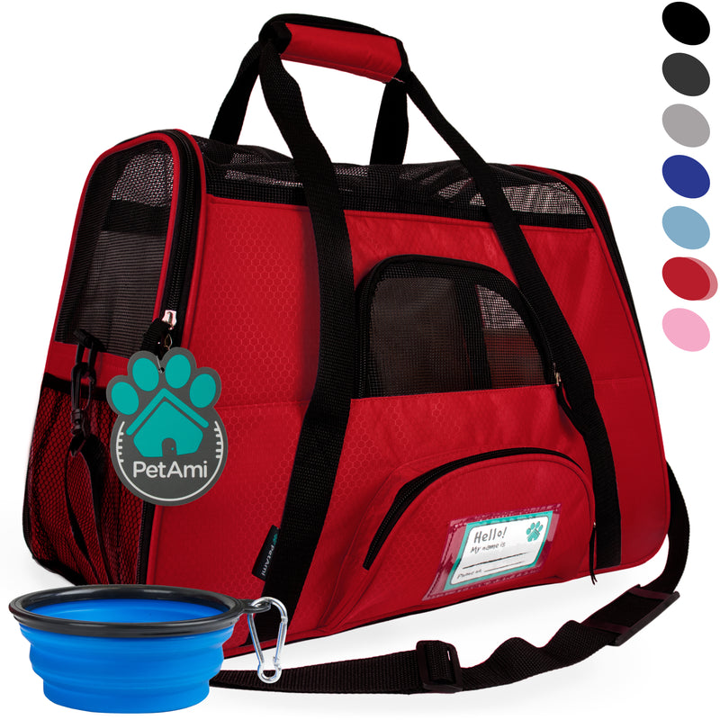 Pet Dog Cat Carrier Bag Soft Sided Comfort Travel Tote Case Airline Approved US