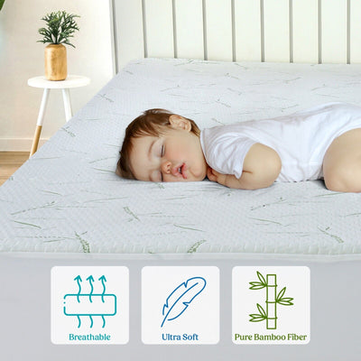 Bamboo Mattress Protector Hypoallergenic & Breathable Waterproof Mattress Cover