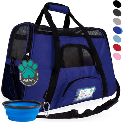 Pet Dog Cat Carrier Bag Soft Sided Comfort Travel Tote Case Airline Approved US