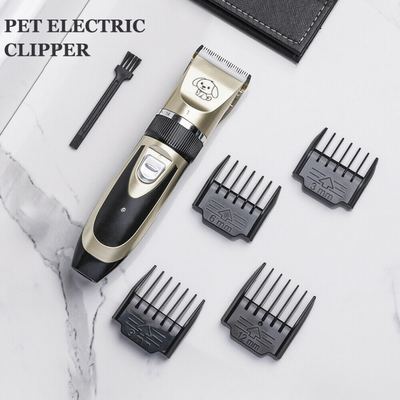 Electric Pet Dog Cat Hair Trimmer Shaver Razor Grooming Clipper Scissor Kit Set