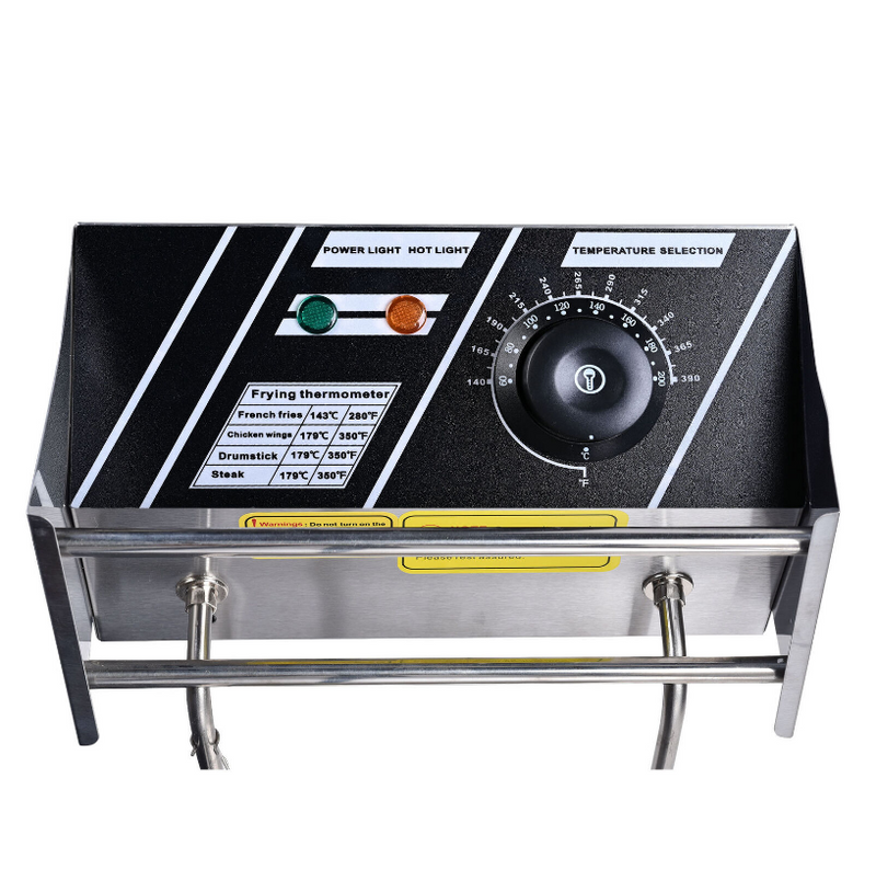 Electric Deep Fryer Commercial Kitchen Countertop Frying Basket